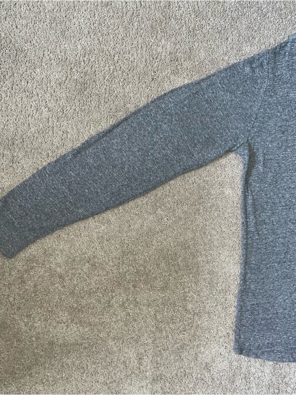 Men’s Marine Layer Double Knit Heather Gray Long-Sleeve Henley - M - Picture 6 of 9